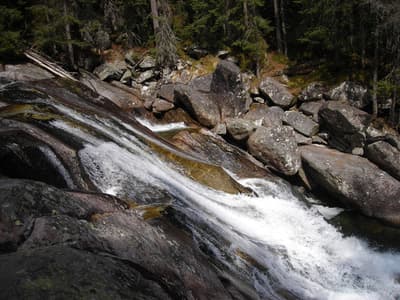 Studenovodské waterfalls & Zamkovského chata